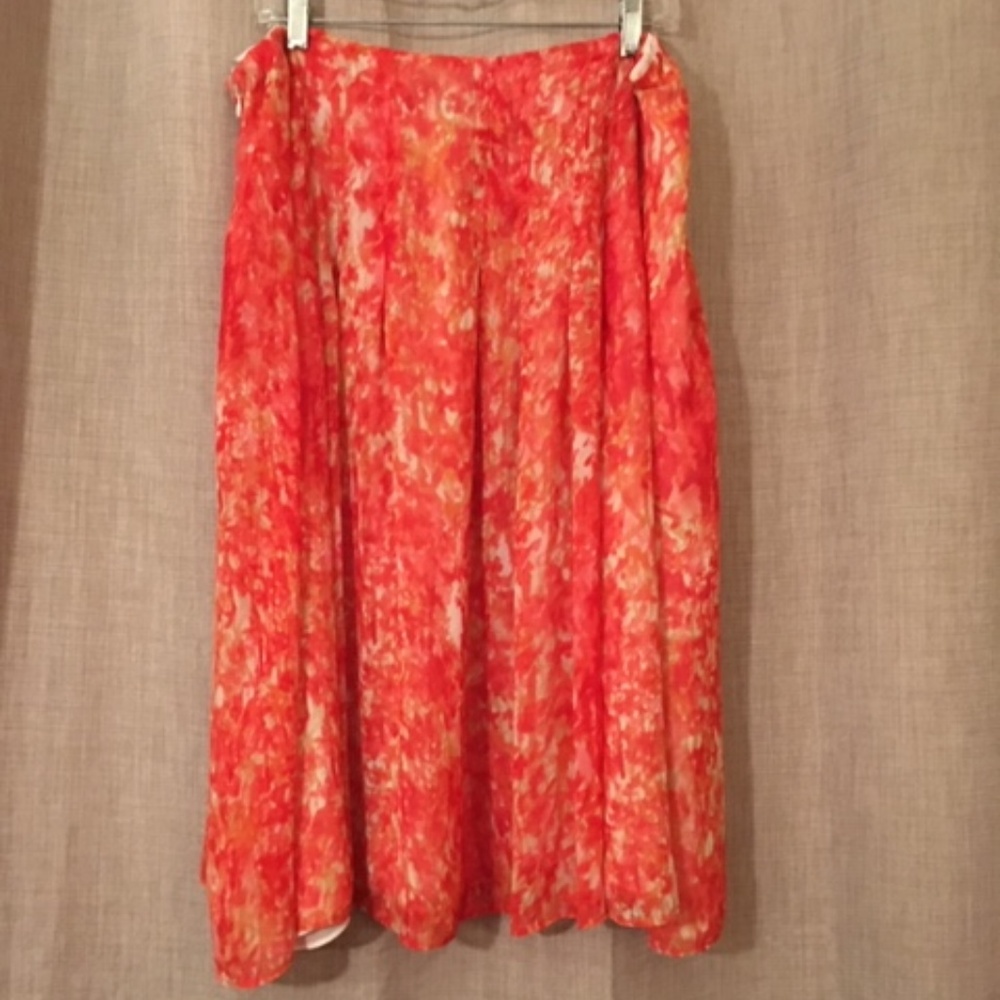 Jones NY Collection Woman watercolor skirt size 18